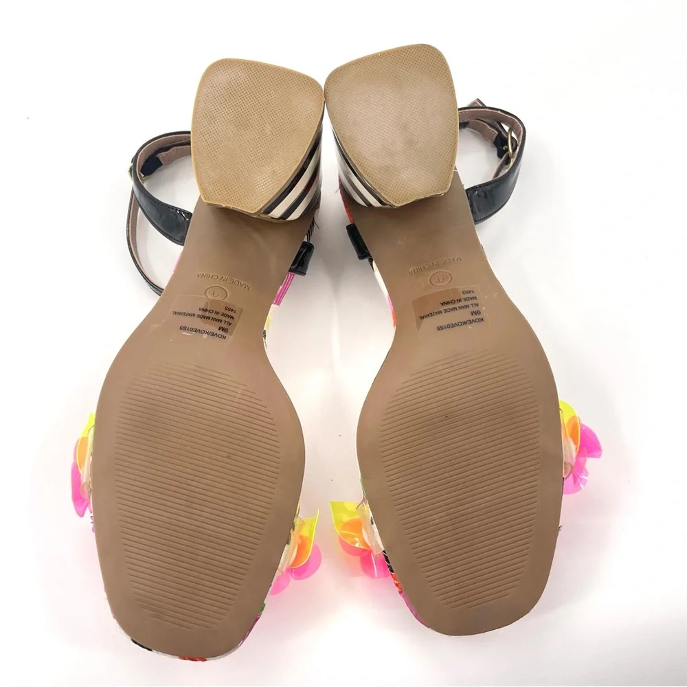 Betsey Johnson Multicolor Floral Sandals - Picture 3 of 6